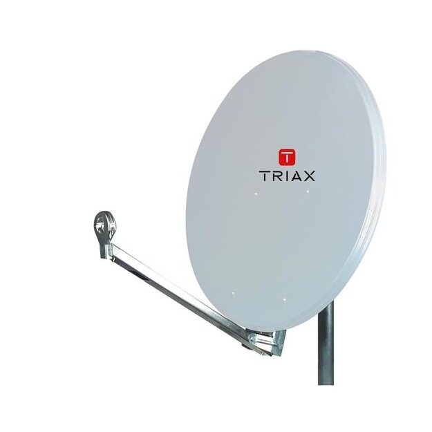 Triax 350521 Offset-Parabolreflektor Hit FESAT 120cm Lichtgrau Alu