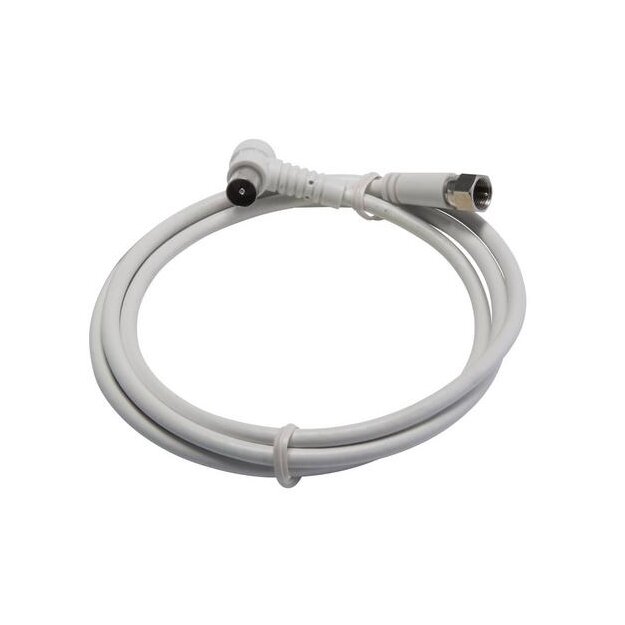 Triax 389175 FIECS A 1,5m Antennenkabel F-Stecker Gerade/IEC-Stecker Winkel