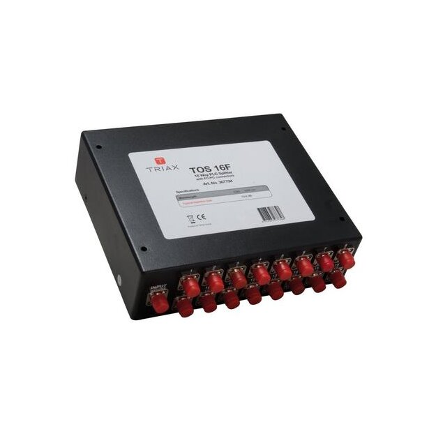 Triax 307734 TOS 16F - 16-fach Opto-Verteiler FC/PC