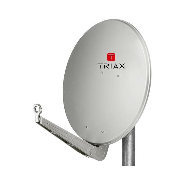 Triax 359150 Offset-Parabolreflektor FESAT 100 HQ Lichtgrau