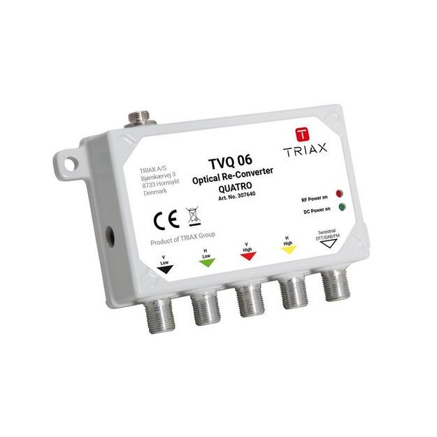Triax 307640 Optischer Quatro Rückumsetzer TVQ 06