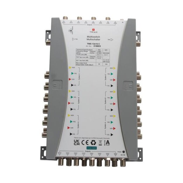 Triax 318803 Kaskaden-Multischalter TMS 13x16 C