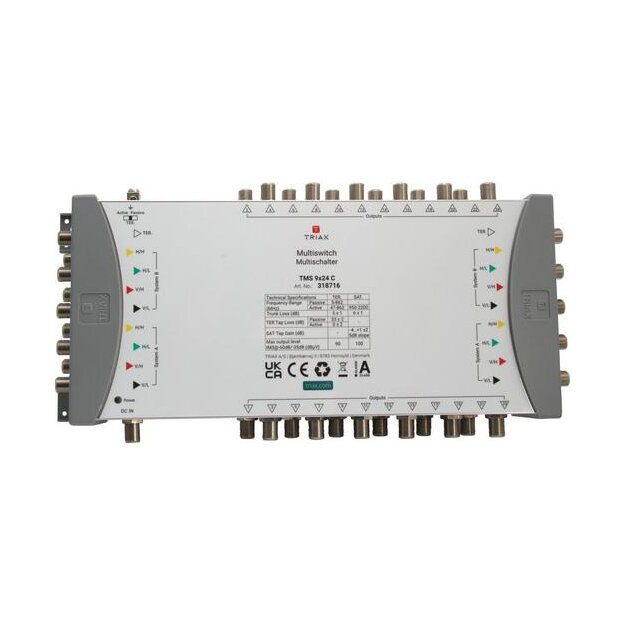 Triax 318716 Kaskaden-Multischalter TMS 9x24 C