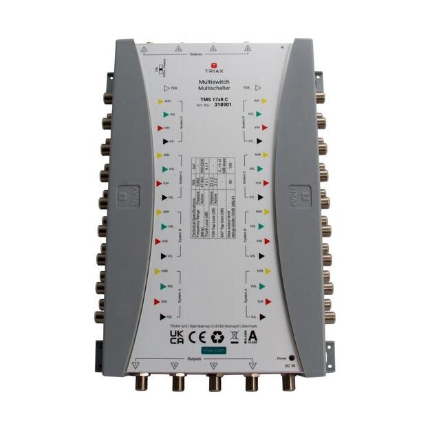 Triax 318901 Kaskaden-Multischalter TMS 17x8 C