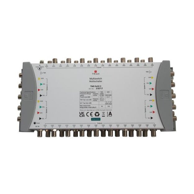 Triax 318717 Kaskaden-Multischalter TMS 9x32 C