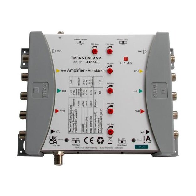 Triax 318640 Vor-/Nach-Verstärker TMSA 5