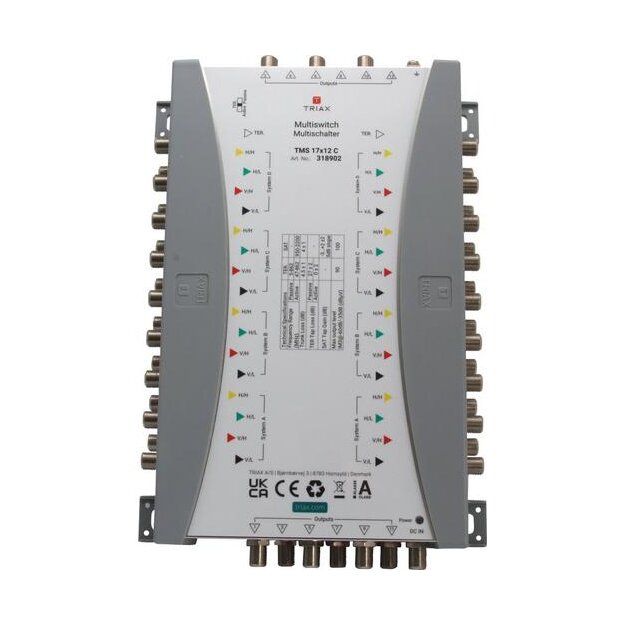 Triax 318902 Kaskaden-Multischalter TMS 17x12 C