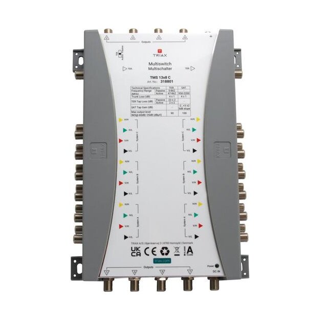 Triax 318801 Kaskaden-Multischalter TMS 13x8 C