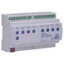 MDT AMI-0816.03 Schaltaktor 8-fach 8TE REG 16/20 A 230 V AC C-Last mit Strommessung 200 µF