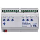 MDT AZI-0616.03 Schaltaktor 6-fach 8TE REG 16/20 A 230 V...