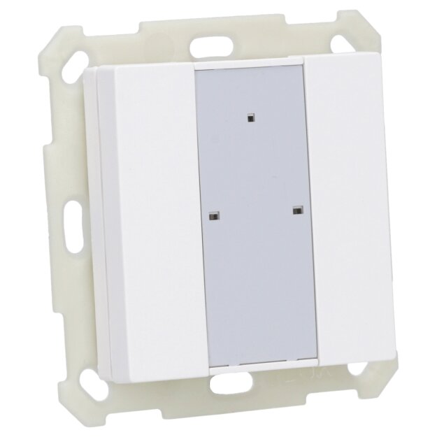 MDT BE-TA55P2.02 Taster Plus 55 2-fach Reinweiß matt