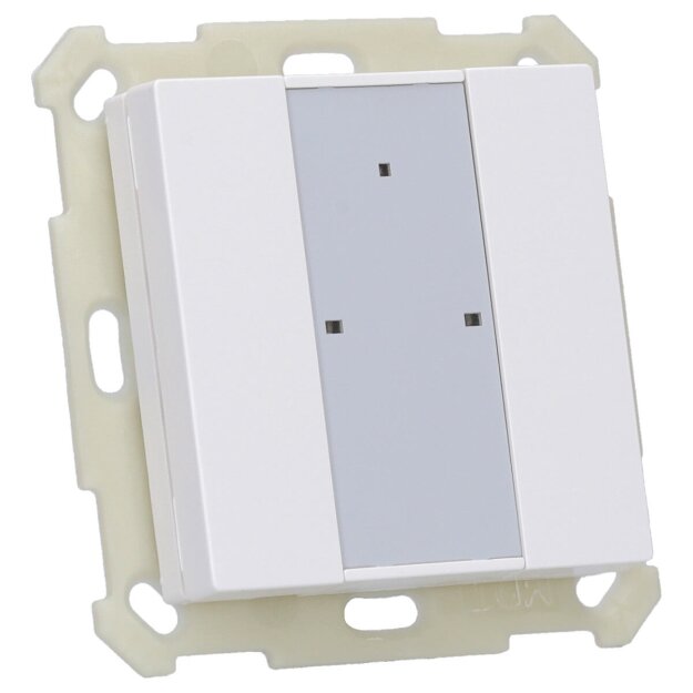 MDT BE-TA55P2.G2 Taster Plus 55 2-fach Reinweiß glänzend