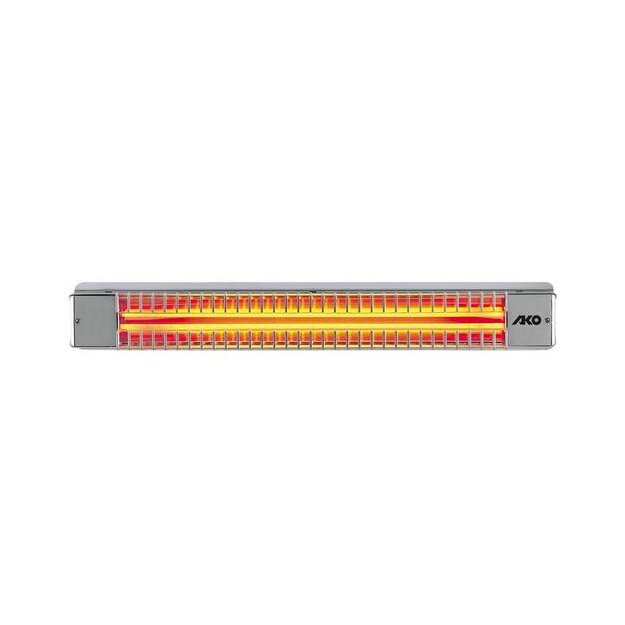 Dimplex AKO106169 Heizstrahler 1300 W 3 Leistungsstufen 720x105x100mm Edelstahl IPX4 UWS 75 RD