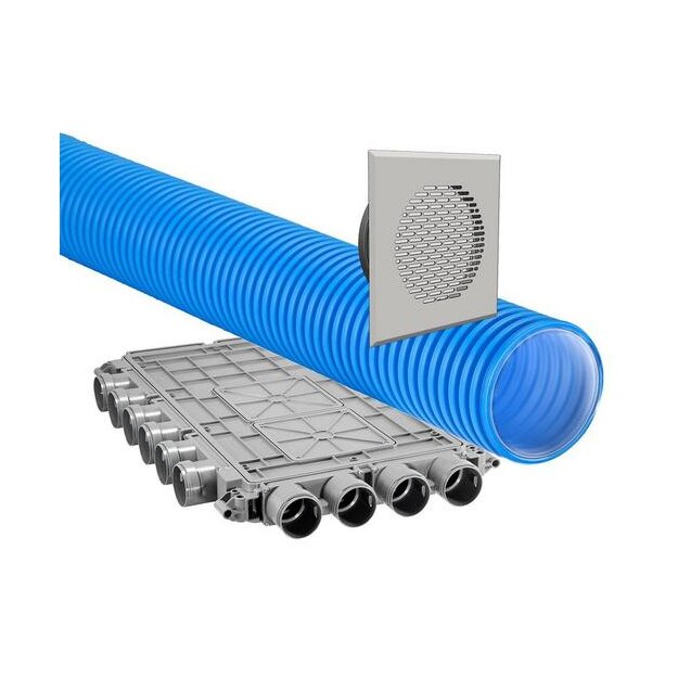 Dimplex 372520 Paket Kunststoff-Flex Zuluft/Abluft bis 140 m² DFP ZA 140