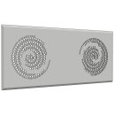 Dimplex 377390 Ventildoppelgitter Design Circles DVG DW...