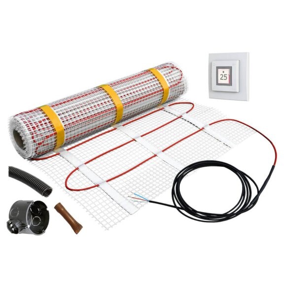 Dimplex 378160 Dünnbett-Heizmatten-Set DFC-Serie 160 Watt/m2 mit DTB2R DCF160S-570W-Set DTB