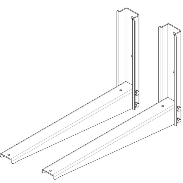 Dimplex 378830 M Flex Air Wandschiene für horizontale Aufhängung A WallH