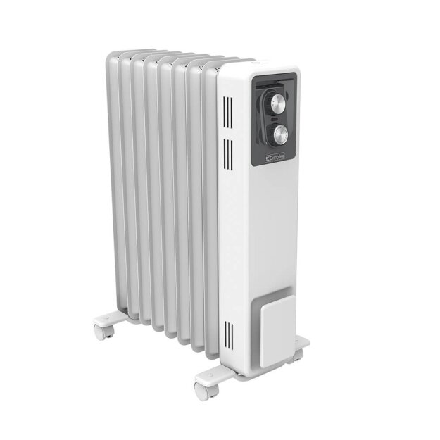 Dimplex 500000694 Rippen-Radiator in ölfreier Ausführung 2,0 kW RD 1009 TS