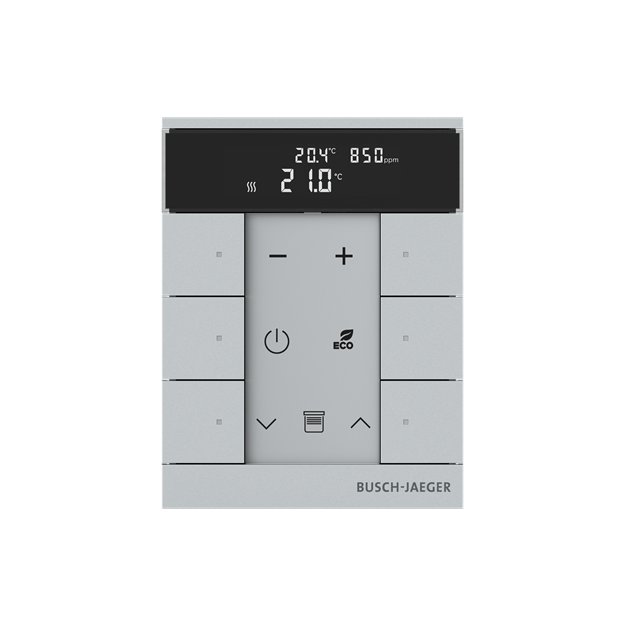 Busch-Jaeger SBC-F-6011-83 SBC-F-6011-83 RTR AQI 6fach silber