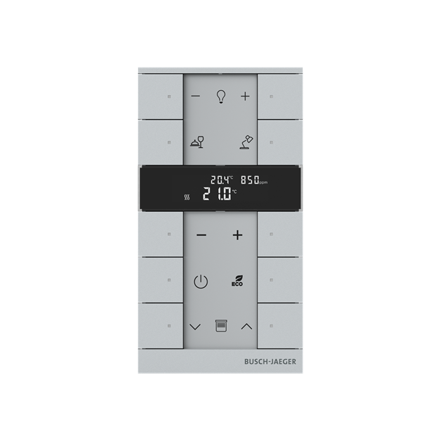 Busch-Jaeger SBC-F-10011-83 SBC-F-10011-83 RTR AQI 10fach silber