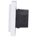 Busch-Jaeger Unterputz-Radio-Set: 8217 U-101 Busch-Radio BTconnect DAB+ + 8252-84-101 Zentralscheibe für Busch- DAB+ Radio + 1721-184K -Abdeckrahmen 1-fach future® linear