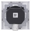 Busch-Jaeger Unterputz-Radio-Set: 8217 U-101 Busch-Radio BTconnect DAB+ + 8252-84-101 Zentralscheibe für Busch- DAB+ Radio + 1721-184K -Abdeckrahmen 1-fach future® linear