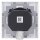 Busch-Jaeger Unterputz-Radio-Set: 8217 U-101 Busch-Radio BTconnect DAB+ + 8252-84-101 Zentralscheibe für Busch- DAB+ Radio + 1721-184K -Abdeckrahmen 1-fach future® linear