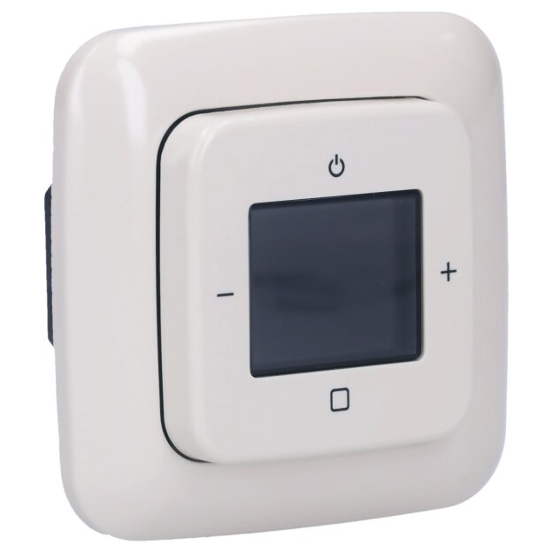 Busch-Jaeger Unterputz-Radio-Set: 8217 U-101 Busch-Radio BTconnect DAB+  + 8252-212-101 Zentralscheibe für Busch-DAB+ -Radio + 2511-212 Abdeckrahmen 1-fach Weiß Busch-Duro 2000® SI