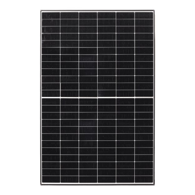 Trina Solarmodul TSM-NEG9R.28 430W Vertex S+ Monokristallines Glas-Glas Photovoltaik-Modul mit schwarzem Rahmen und weißer Rückseite. 144 Drittelzellen. N-Type