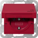 Gira 4454108 SCHUKO-Steckdose KD WSV System 55 Rot