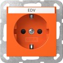 Gira 4462109 SCHUKO-Steckdose BSF + SH System 55 Orange