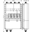 Hensel HV 0180 Hauptleitungsverteiler plombierbar Mit 4...