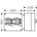 Hensel Mi 7226 Mi-Lastschaltergehäuse 125A, 4polig + PE