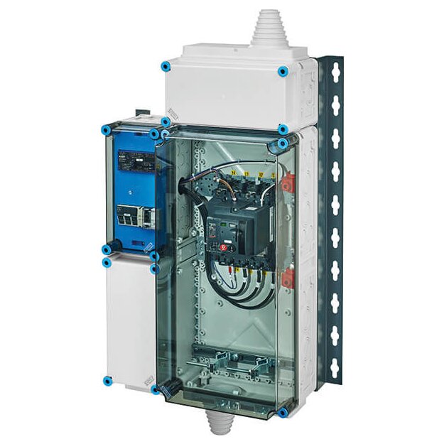 Hensel Mi AE 1244 PV-Freischaltstelle, 150 kVA, 4-polig Mit Leistungsschalter und NA-Schutz