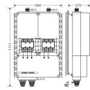 Hensel Mi AS 6242 anschlussfertiger Verteiler 2x3xNH 1 ,...