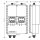 Hensel Mi AS 6242 anschlussfertiger Verteiler 2x3xNH 1 , 250 A, 5polige Sammelsch. 250A