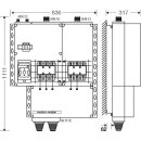 Hensel Mi AS 6242 S anschlussfertiger Verteiler 2x3xNH 1...