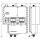 Hensel Mi AS 6242 S anschlussfertiger Verteiler 2x3xNH 1 , 250 A, 5polige Sammelsch. 250A