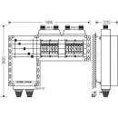 Hensel Mi AS 9144 anschlussfertiger Verteiler 4x3xNH 00 ,...
