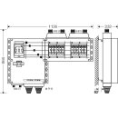 Hensel Mi AS 9144 S anschlussfertiger Verteiler 4x3xNH 00...