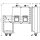 Hensel Mi AS 9252 anschlussfertiger Verteiler 2x3xNH 1 , 250 A, 5polige Sammelsch. 400A