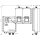 Hensel Mi AS 9252 S anschlussfertiger Verteiler 2x3xNH 1 , 250 A, 5polige Sammelsch. 400A
