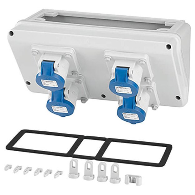 Hensel Mi CB 19 Mi Connection Box, 4x CEE 16A, 3p., 230V