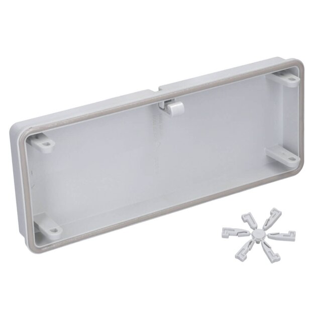 Hensel Mi FP 20 Anbauflansch, ohne Vorpressungen, Nutzfläche 215x88 mm