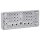 Hensel Mi FP 38 Anbauflansch, 29x7-12 mm, 4x7-14 mm, 4x11-20 mm, 1x16-29 mm