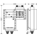 Hensel Mi HV 6152 Mi-Hauptleitungsverteiler 2x3xNH 00 ,...