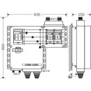 Hensel Mi HV 6152 S Mi-Hauptleitungsverteiler 2x3xNH 00 ,...