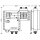 Hensel Mi HV 6152 S Mi-Hauptleitungsverteiler 2x3xNH 00 , 125 A, 5polige Sammelschiene 250 A