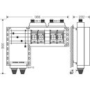 Hensel Mi HV 9154 Mi-Hauptleitungsverteiler 4x3xNH 00 ,...