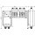 Hensel Mi HV 9154 Mi-Hauptleitungsverteiler 4x3xNH 00 , 125 A, 5polige Sammelschiene 250 A